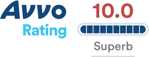 Badge - AVVO Rating 10 Superb