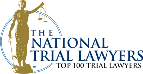 Badge - The National Trial Lawyers, top 100 trial lawyers